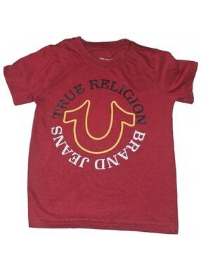 True Religion Brand Jeans Red Toddler T-Shirt Size 5
